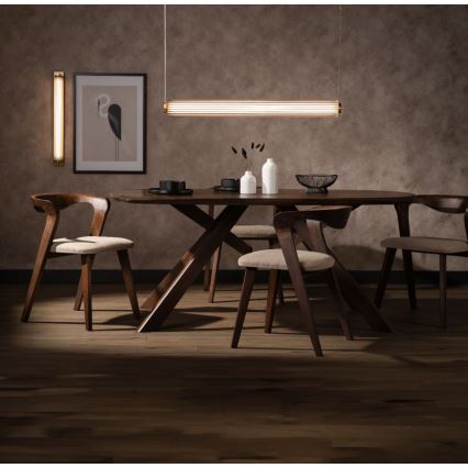Zuma Line - Suspension LED dimmable sur câble LED/39W/230V 2700-6500K dorée + télécommande