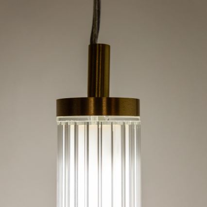 Zuma Line - Lustre LED dimmable suspendu sur câble LED/26W/230V 2700-6500K doré + télécommande