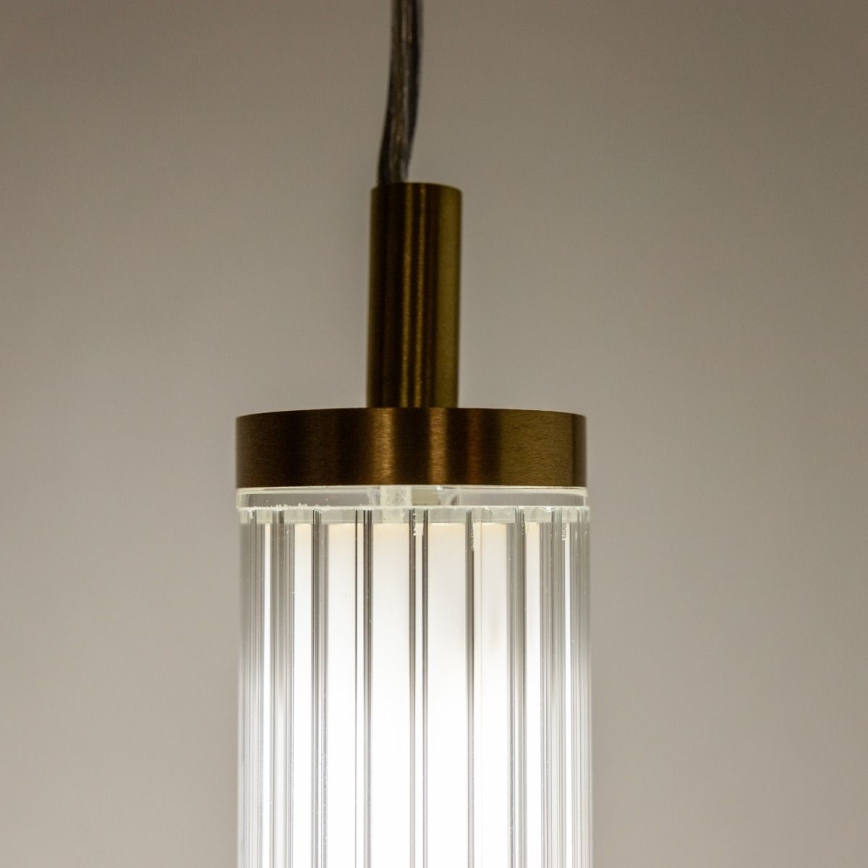 Zuma Line - Lustre LED dimmable suspendu sur câble LED/26W/230V 2700-6500K doré + télécommande