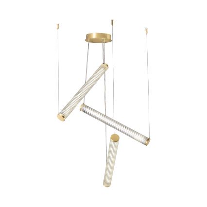 Zuma Line - LED-dimmbare Hängeleuchte an Drahtseil LED/64W/230V 2700-6500K gold + Fernbedienung