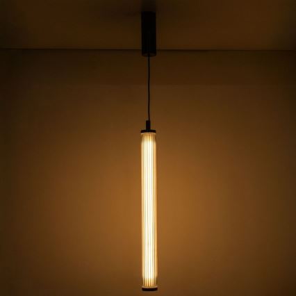 Zuma Line - Dimmbare LED-Pendelleuchte mit Seilaufhängung LED/26W/230V 2700-6500K schwarz + Fernbedienung