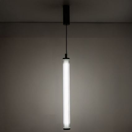 Zuma Line - Dimmbare LED-Pendelleuchte mit Seilaufhängung LED/26W/230V 2700-6500K schwarz + Fernbedienung