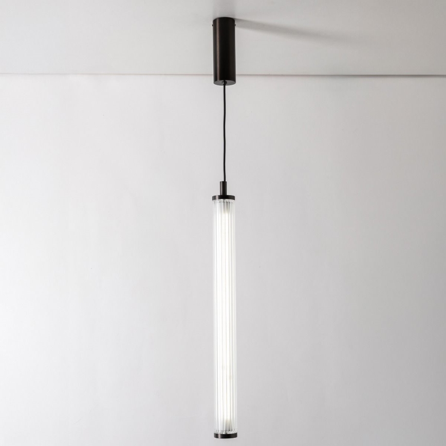 Zuma Line - Dimmbare LED-Pendelleuchte mit Seilaufhängung LED/26W/230V 2700-6500K schwarz + Fernbedienung