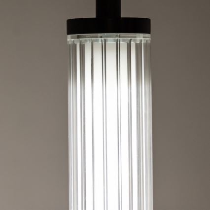 Zuma Line - Dimmbare LED-Pendelleuchte mit Seilaufhängung LED/26W/230V 2700-6500K schwarz + Fernbedienung