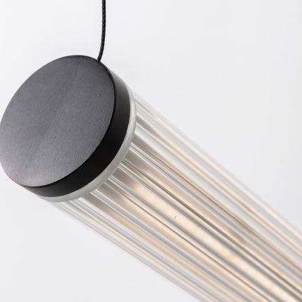 Zuma Line - dimmbare LED-Pendelleuchte mit Seilaufhängung LED/64W/230V 2700-6500K schwarz + Fernbedienung
