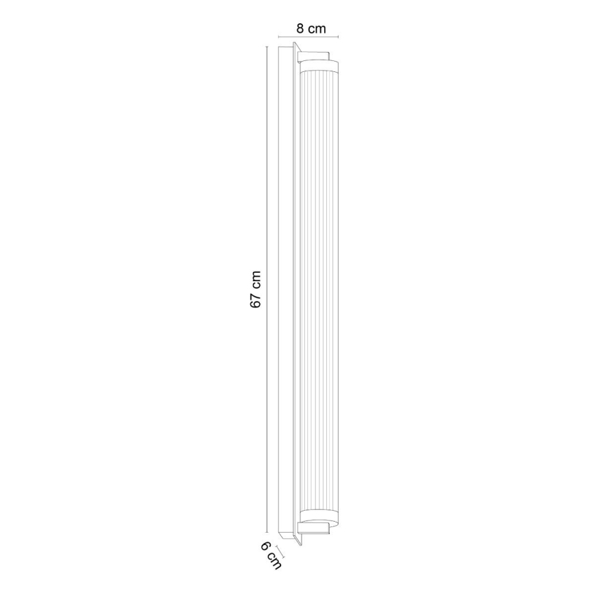 Zuma Line - Applique murale LED dimmable LED/26W/230V 2700-6500K noire + télécommande
