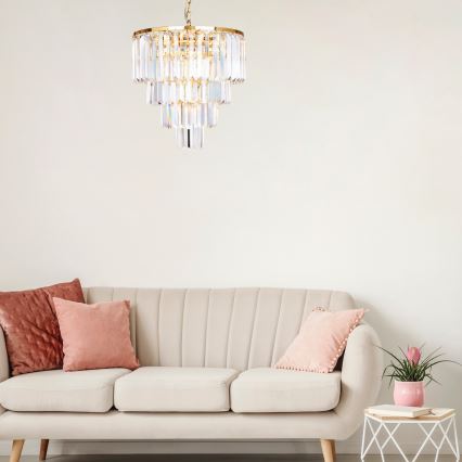 Zuma Line - Lampadario di cristallo su filo 5xE14/40W/230V
