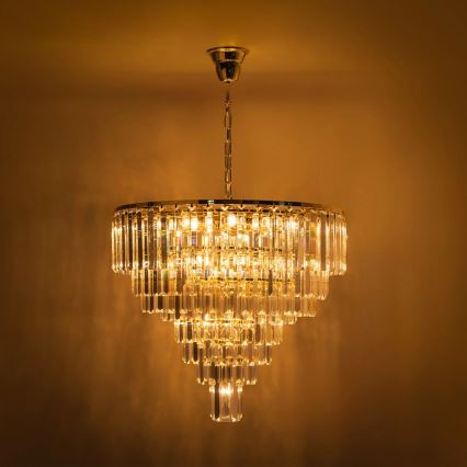 Zuma Line - Lustre suspendu à chaîne 20xE14/40W/230V doré