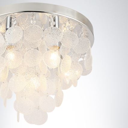 Zuma Line - Lampadario a plafone 5xE14/40W/230V cromo lucido