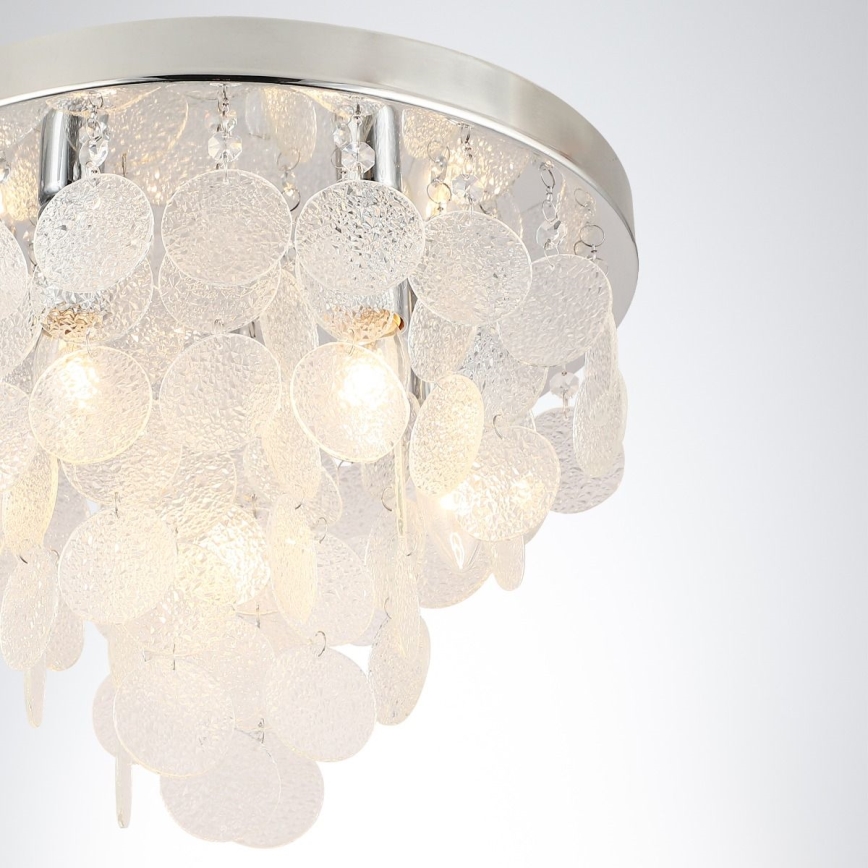 Zuma Line - Lampadario a plafone 5xE14/40W/230V cromo lucido