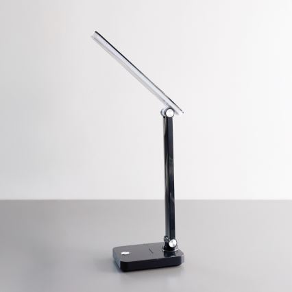 Zuma Line - Lampe de table rechargeable LED/8W/1200 mAh 3000/4500/6000K noir