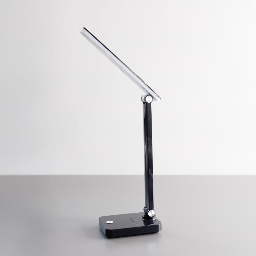 Zuma Line - Lampe de table rechargeable LED/8W/1200 mAh 3000/4500/6000K noir