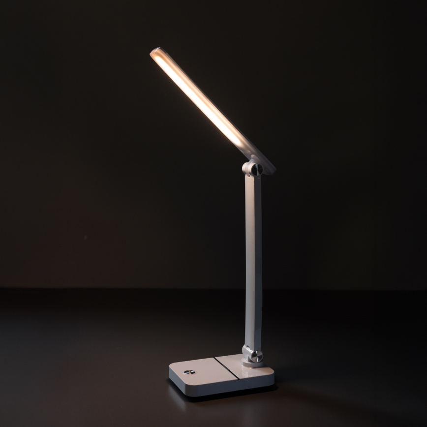 Zuma Line - Aufladbare LED-Tischleuchte LED/8W/1200 mAh 3000/4500/6000K CRI 90 weiß