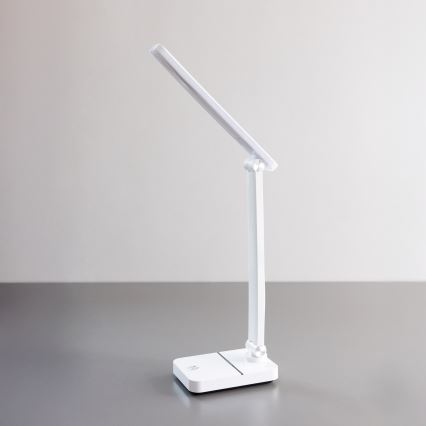Zuma Line - Aufladbare LED-Tischleuchte LED/8W/1200 mAh 3000/4500/6000K CRI 90 weiß