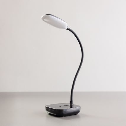 Zuma Line - Lampe de table rechargeable LED/7W/1200 mAh 3000/4500/6000K noir