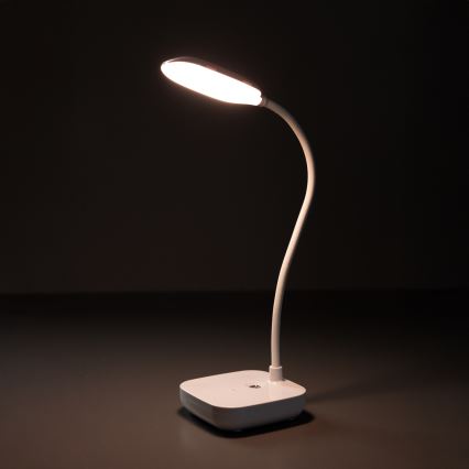 Zuma Line - LED Akku-Schreibtischlampe LED/7W/1200 mAh 3000/4500/6000K CRI 90 weiß