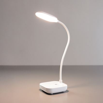 Zuma Line - LED Akku-Schreibtischlampe LED/7W/1200 mAh 3000/4500/6000K CRI 90 weiß