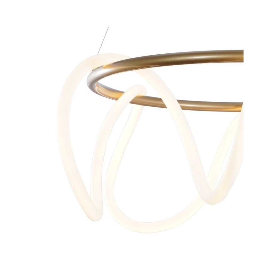 Zuma Line - Lampadario LED a sospensione con filo LED/58W/230V 3000/4000/6000K oro