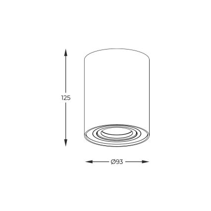 Zuma Line - LED RGBW dimmbarer Einbaustrahler 1xGU10/6W/230V weiß + Fernbedienung