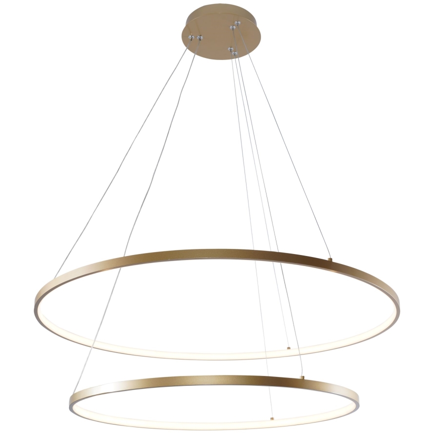 Zuma Line - Lampadario LED a sospensione con filo LED/60W/230V 3000/4000/6000K diametro 80 cm oro
