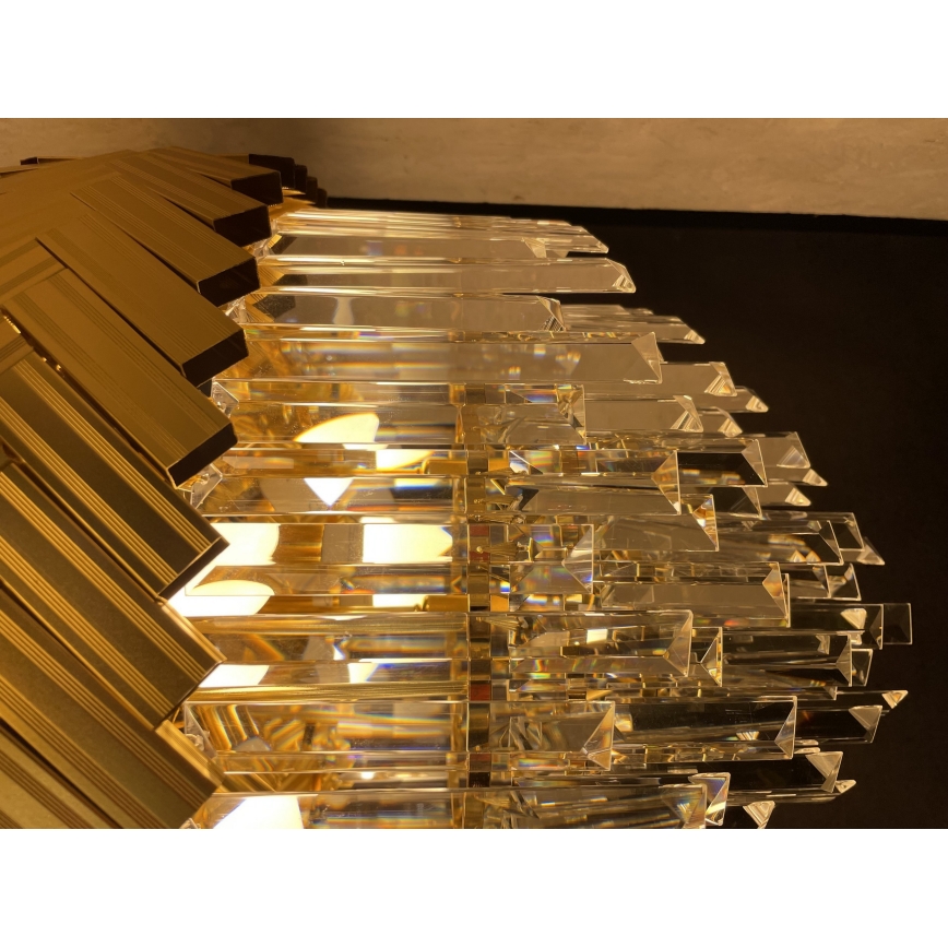 Zuma Line - Lampadario a sospensione con catena 9xE14/40W/230V oro