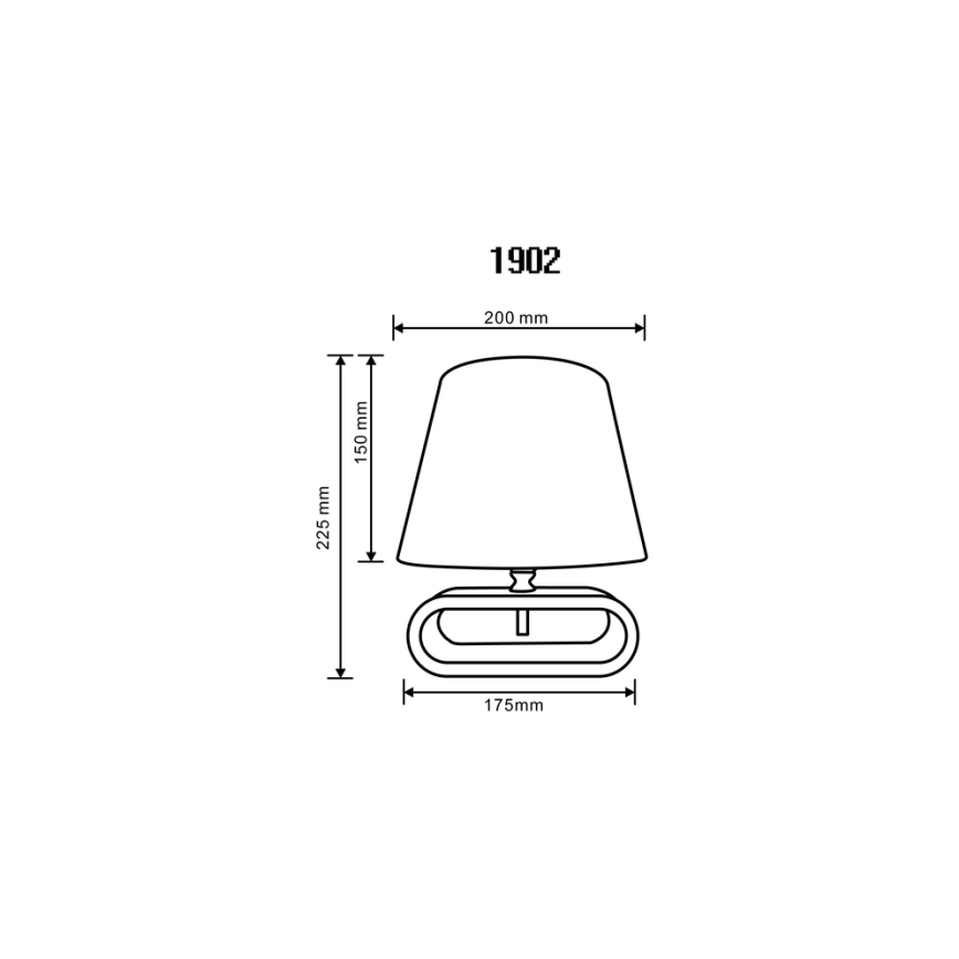Zuma Line - Lampe de table 1xE14/40W/230V bambou/blanc
