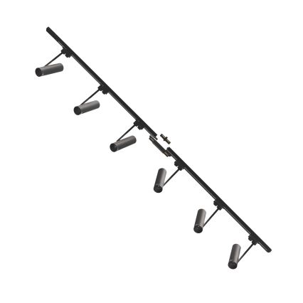 Zuma Line - Faretto per sistema a binario 6xGU10/35W/230V nero
