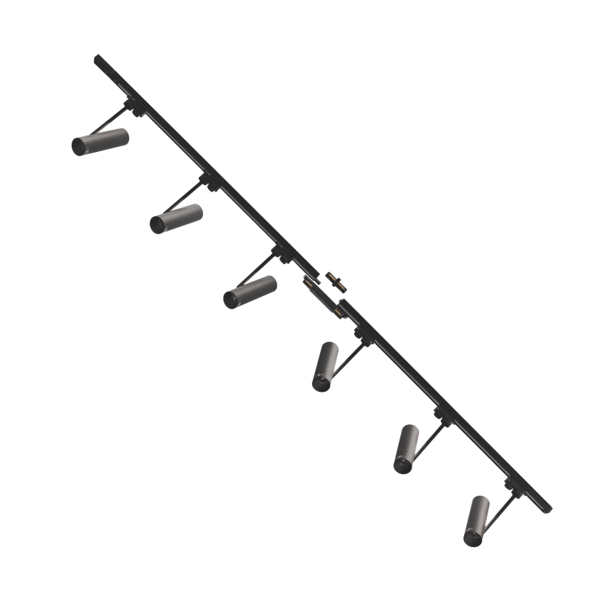Zuma Line - Faretto per sistema a binario 6xGU10/35W/230V nero