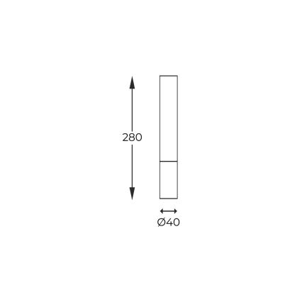 Zuma Line - Lampada a spot 1xG9/28W/230V 28 cm rovere