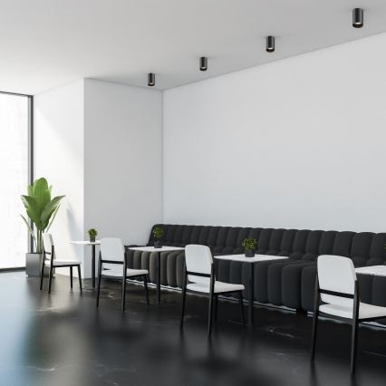 Zuma Line - Faretto dimmerabile LED RGBW 1xGU10/6W/230V nero + telecomando