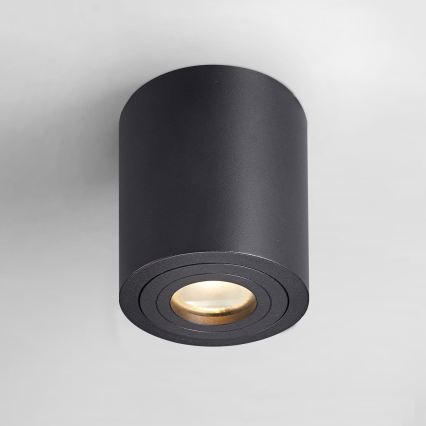 Zuma Line - Faretto da bagno dimmerabile LED RGBW 1xGU10/4,8W/230V IP44 nero + telecomando