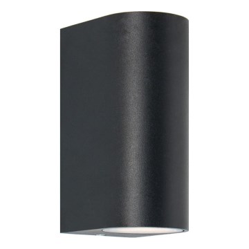Zuma Line - Applique da esterno 2xGU10/35W/230V IP44 nero
