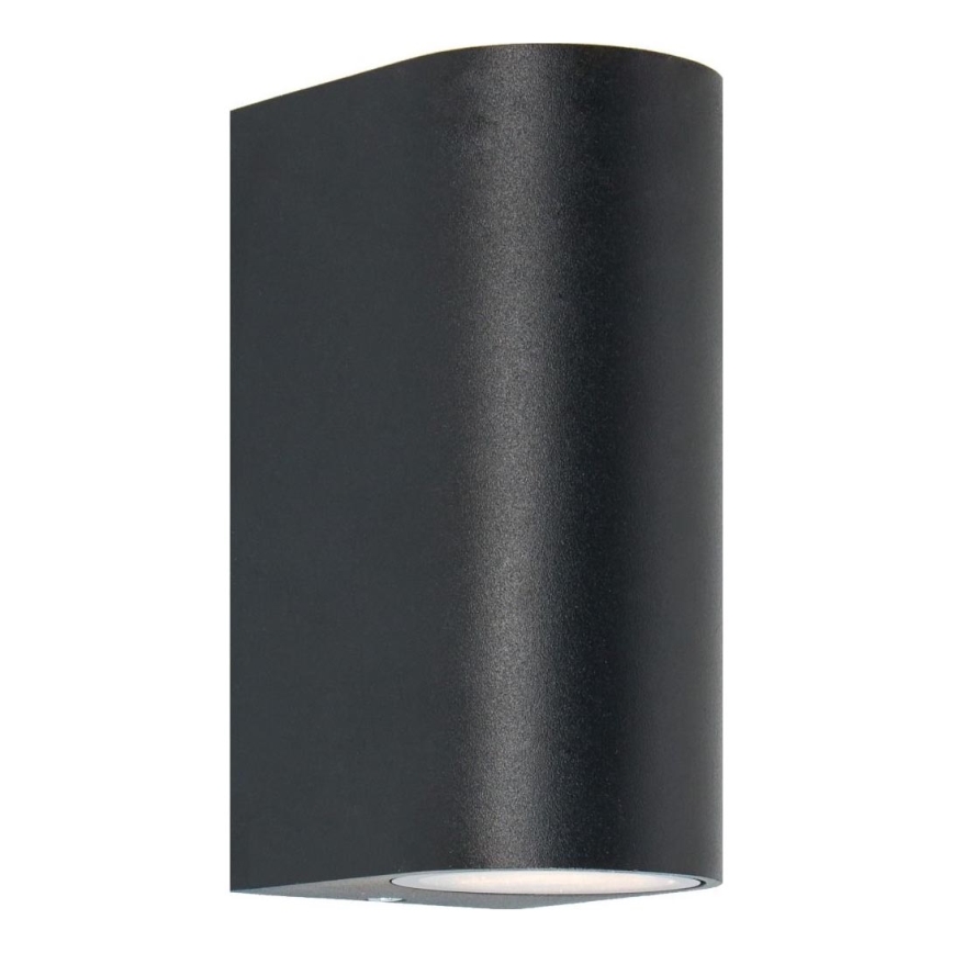 Zuma Line - Applique da esterno 2xGU10/35W/230V IP44 nero