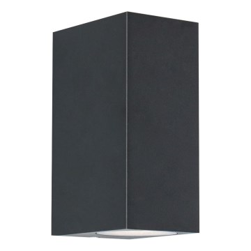 Zuma Line - Applique da esterno 2xGU10/35W/230V IP44 nero