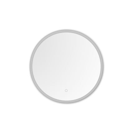Zuma Line - Miroir mural de salle de bain avec rétro-éclairage LED/24W/230V 3000/4000/6000K d. 60 cm IP44 blanc