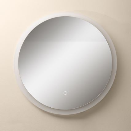 Zuma Line - Miroir mural de salle de bain avec rétro-éclairage LED/24W/230V 3000/4000/6000K d. 60 cm IP44 blanc