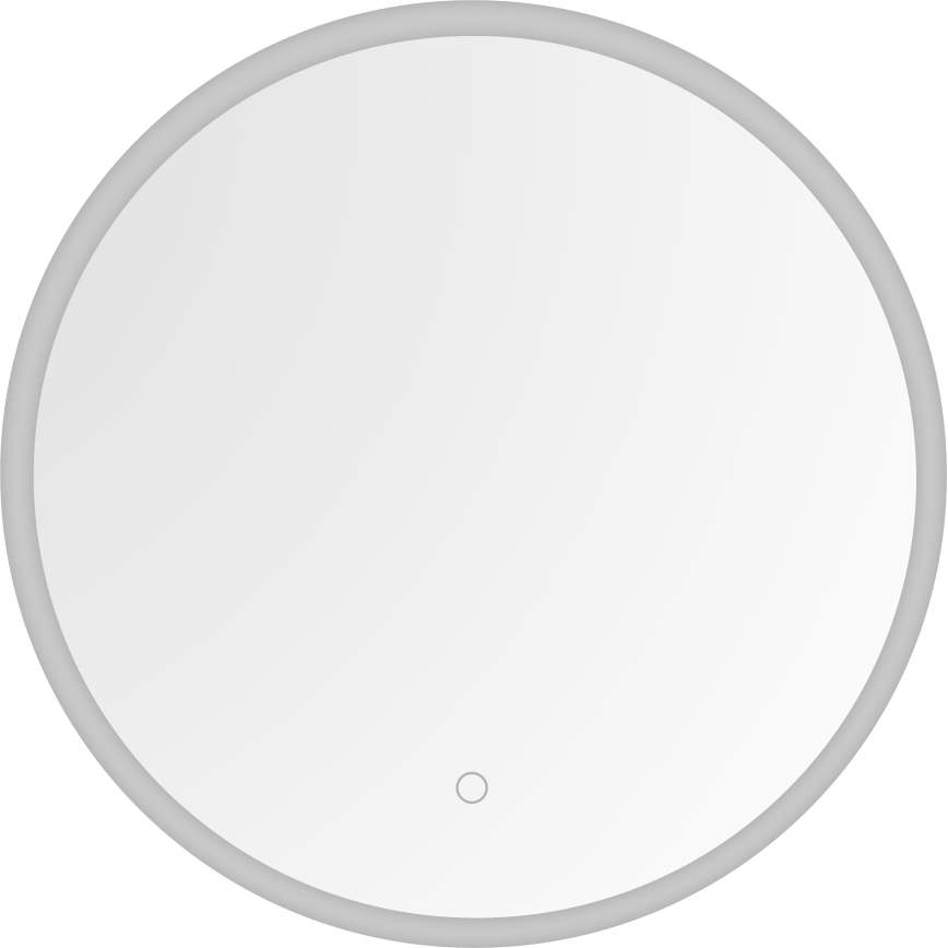 Zuma Line - Specchio da parete per bagno con retroilluminazione a LED integrata, 24W/230V, 3000/4000/6000K, Ø 60 cm, IP44