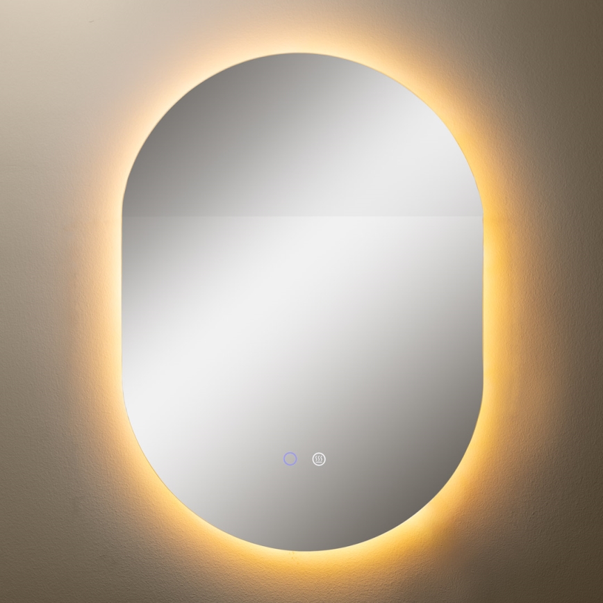 Zuma Line -  LED-Badezimmer-Wandspiegel mit Heizung und Hintergrundbeleuchtung LED/24W/230V 3000/4000/6000K 70x50 cm IP44