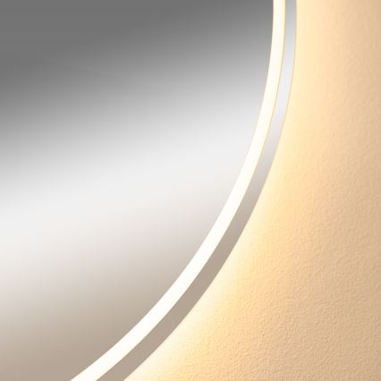 Zuma Line - LED Bagno riscaldato muro specchio con retroilluminazione LED/24W/230V 3000/4000/6000K diametro 80 cm IP44