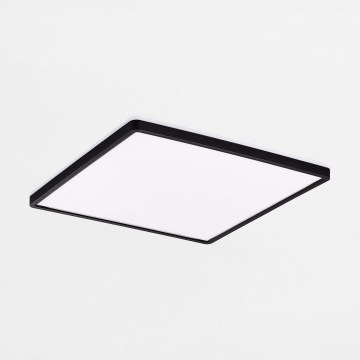 Zuma Line - Dimmbare LED-Deckenleuchte LED/38W/230V + LED/12W 3000/4000/5500K 40x40 cm schwarz