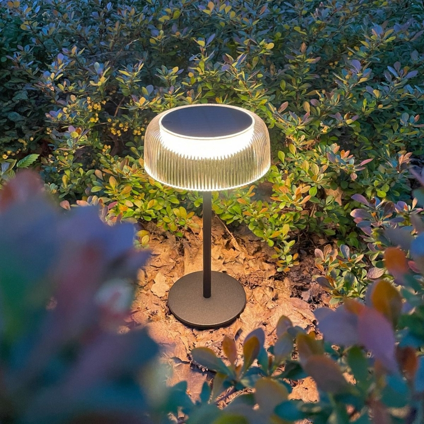 Zuma Line -LED Lampada solare ricaricabile dimmerabile BLUET LED/2,5W/2000 mAh IP44 nera
