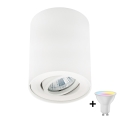 Zuma Line - Faretto LED dimmerabile RGBW 1xGU10/6W/230V bianco + telecomando