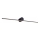 Zuma Line - Illuminazione a LED per specchi da bagno LED/8W/230V 60 cm IP44 nero