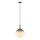 Zuma Line - Lampada a sospensione con cavo 1xE27/25W/230V Ø 30 cm oro/nero