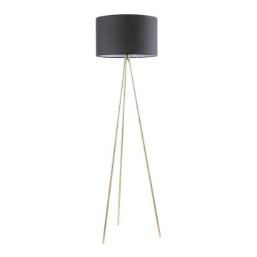 Zuma Line - Lampada con piedistallo 1xE27/40W/230V nero/oro