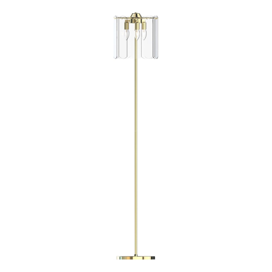 Zuma Line - Lampada con piedistallo 3xE14/40W/230V oro