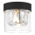 Zuma Line - Lampada da soffitto in cristallo 1xG9/28W/230V nero