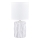 Zuma Line - Lampada da tavolo 1xE14/40W/230V bianco/decorazione in marmo