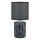 Zuma Line - Lampada da tavolo 1xE14/40W/230V nero/decorazione in marmo