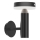 Zuma Line - Lampada solare da parete a LED con sensore di movimento e crepuscolare LED/4,5W/2000 mAh IP44 nero